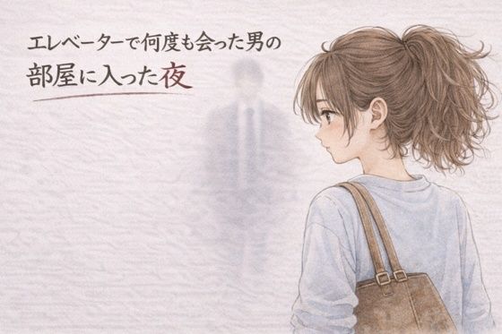 エレベーターで何度も会った男の部屋に入った夜 ―そのままの夜― アイキャッチ画像 【同人YH】